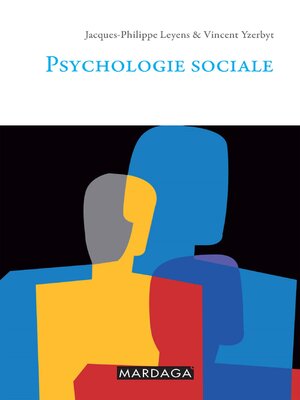 cover image of Psychologie sociale